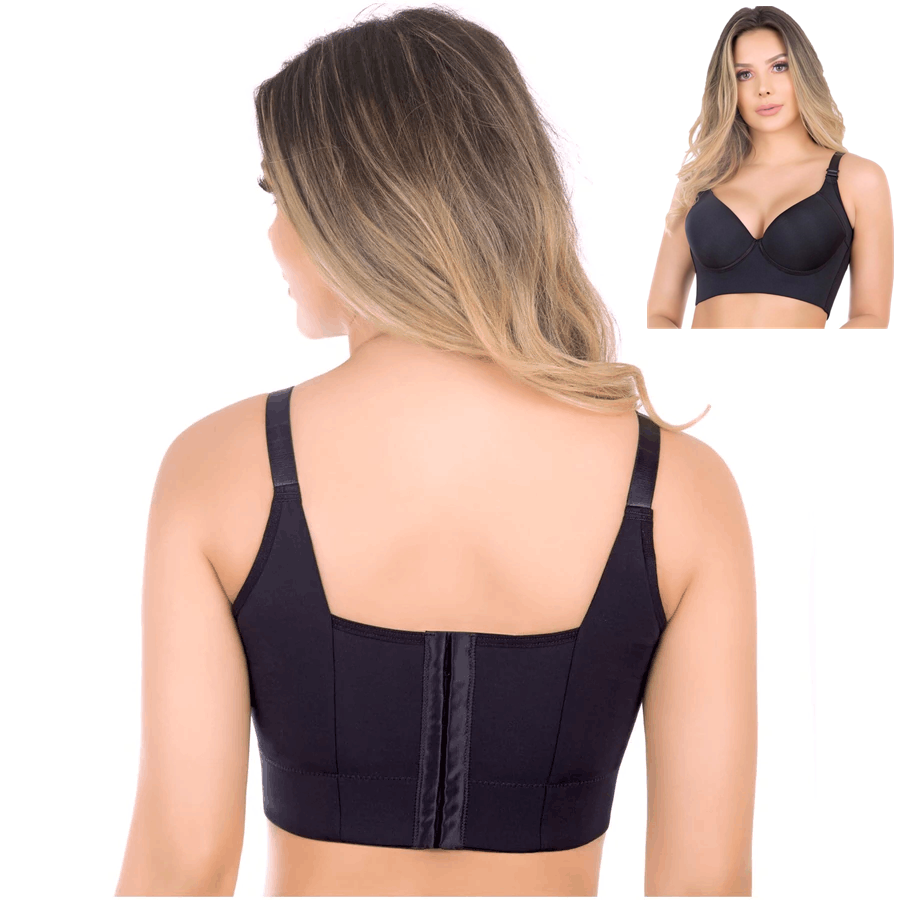 BRA - Full Back Coverage, Supportive, Wireless Push-Up Bra