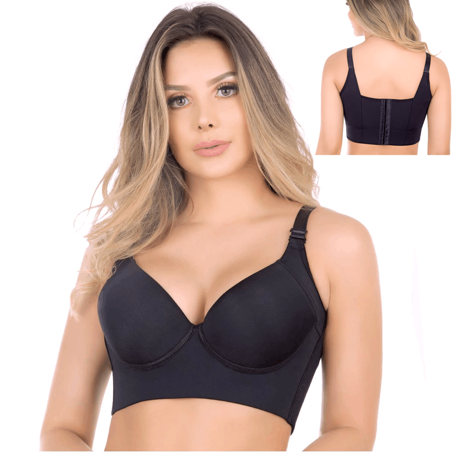 BRA - Full Back Coverage, Supportive, Wireless Push-Up Bra