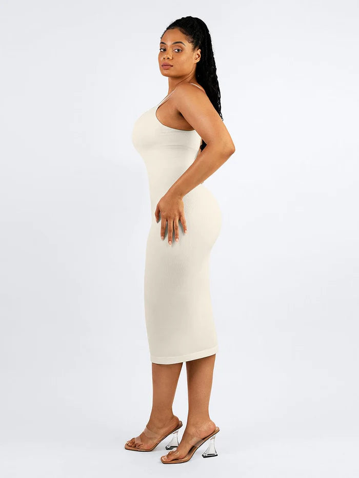 Eco-Friendly In-built Shapewear Dress Midi