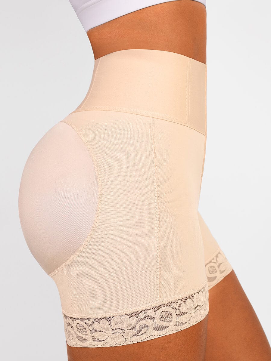 Mid Waist Body Sculpting Butt Lifting Shapewear Shorts