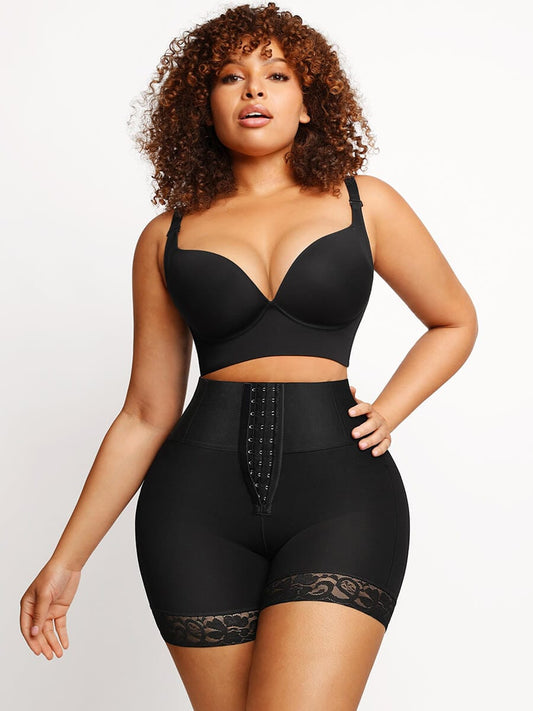 Mid Waist Body Sculpting Butt Lifting Shapewear Shorts