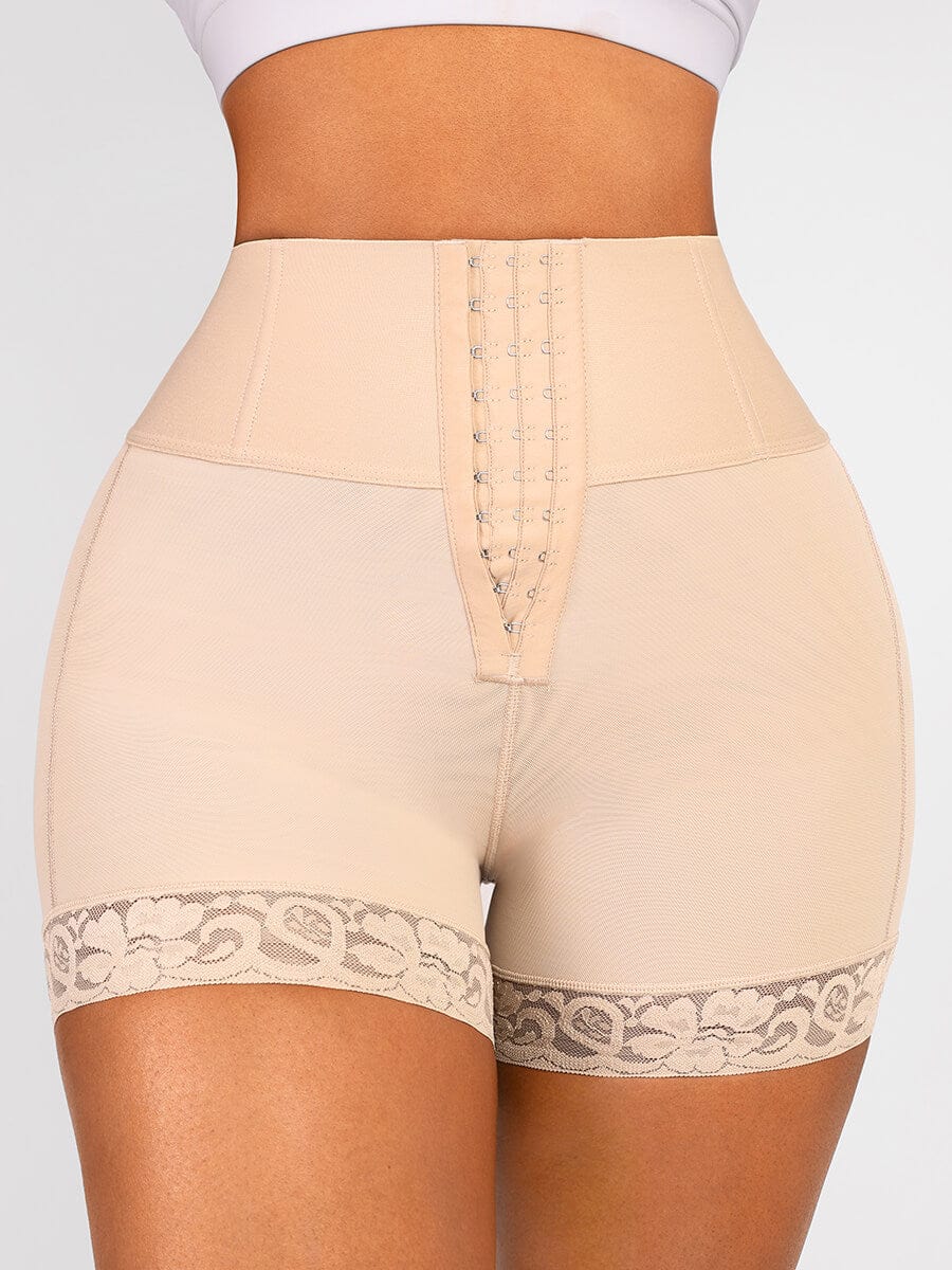 Mid Waist Body Sculpting Butt Lifting Shapewear Shorts