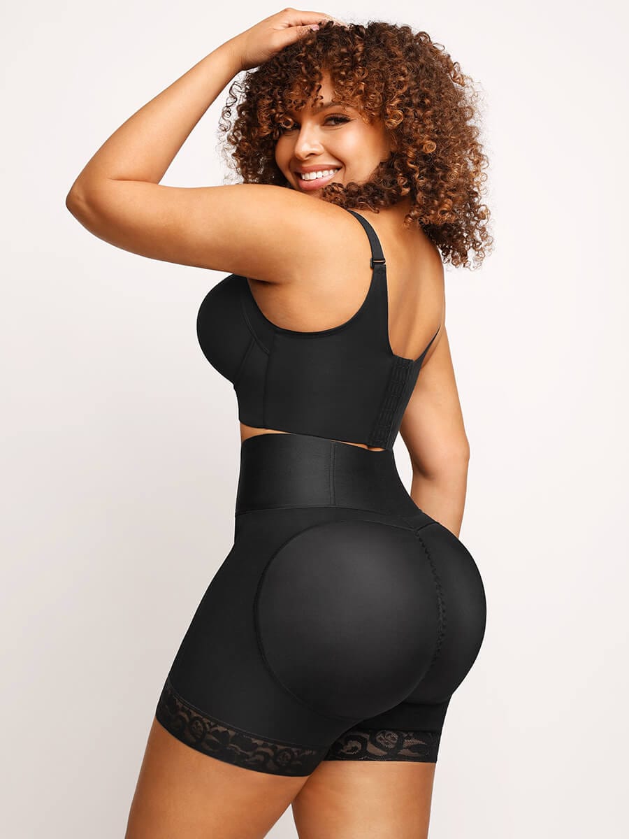 Mid Waist Body Sculpting Butt Lifting Shapewear Shorts