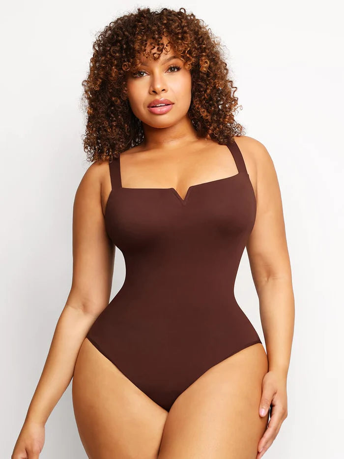 Super Cute Square Neck Shaping Top Bodysuit