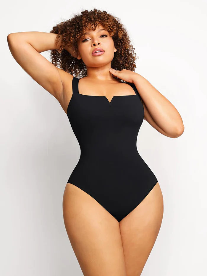 Super Cute Square Neck Shaping Top Bodysuit