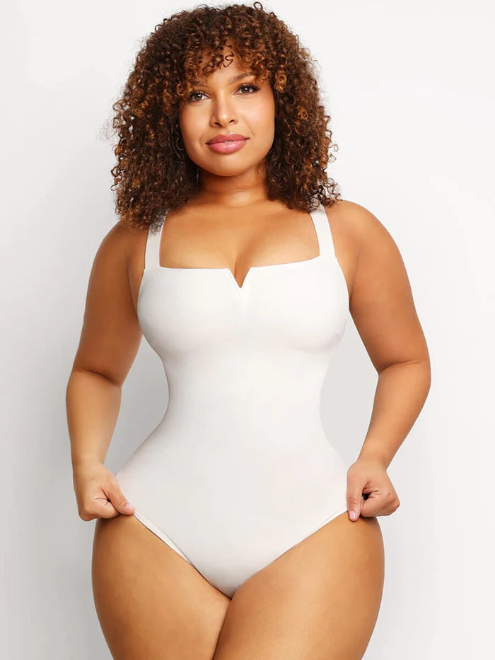 Super Cute Square Neck Shaping Top Bodysuit