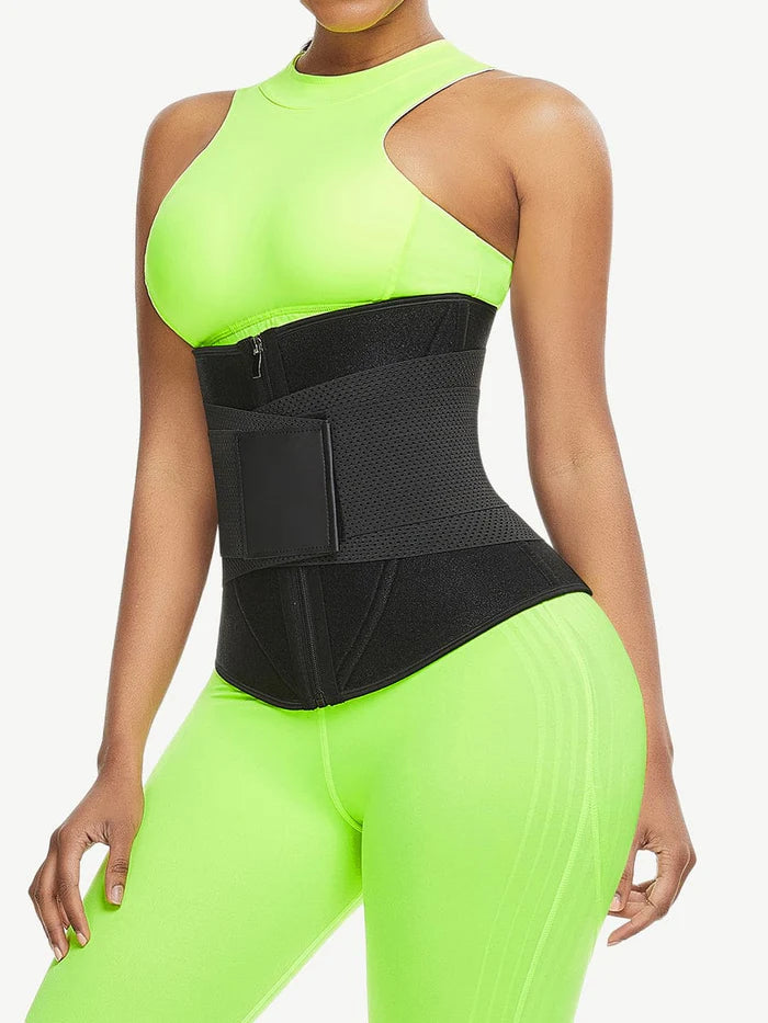High Quality Sweat Belt Neoprene Waist Trainer with 10 Steel Bones Size XS/5XL