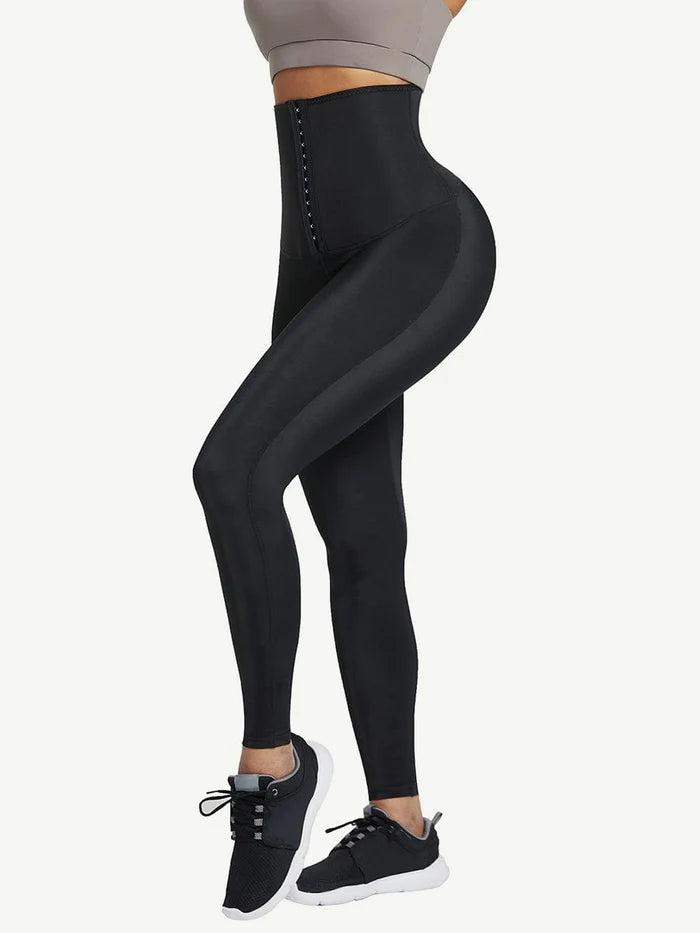 Sweat Neoprene with Wide Waistband  Shapewear Leggings