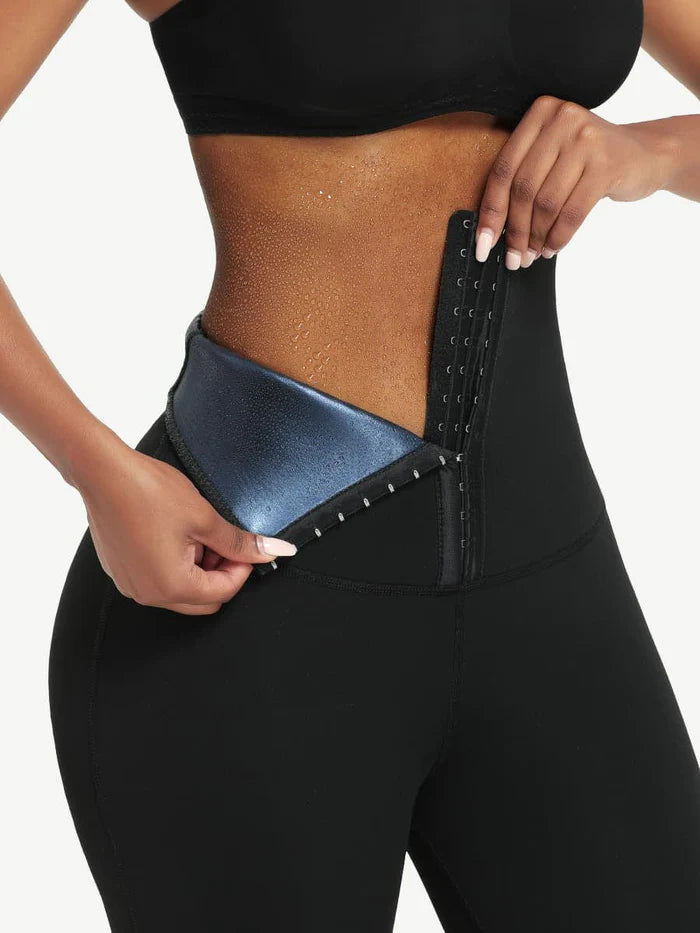 Tummy Sweat Neoprene Butt Lifting Leggings Waist Trainer