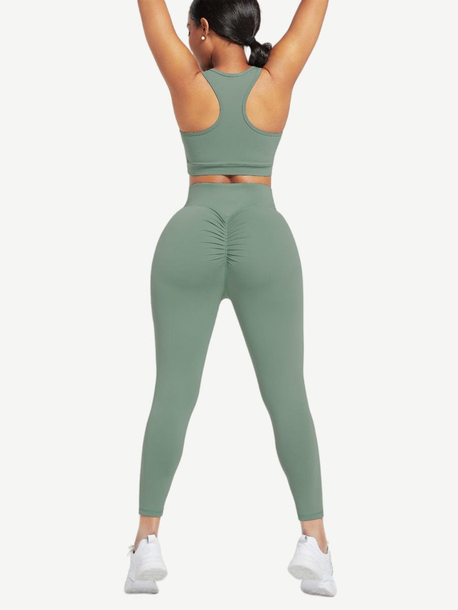 Racerback High Waist Sports Set