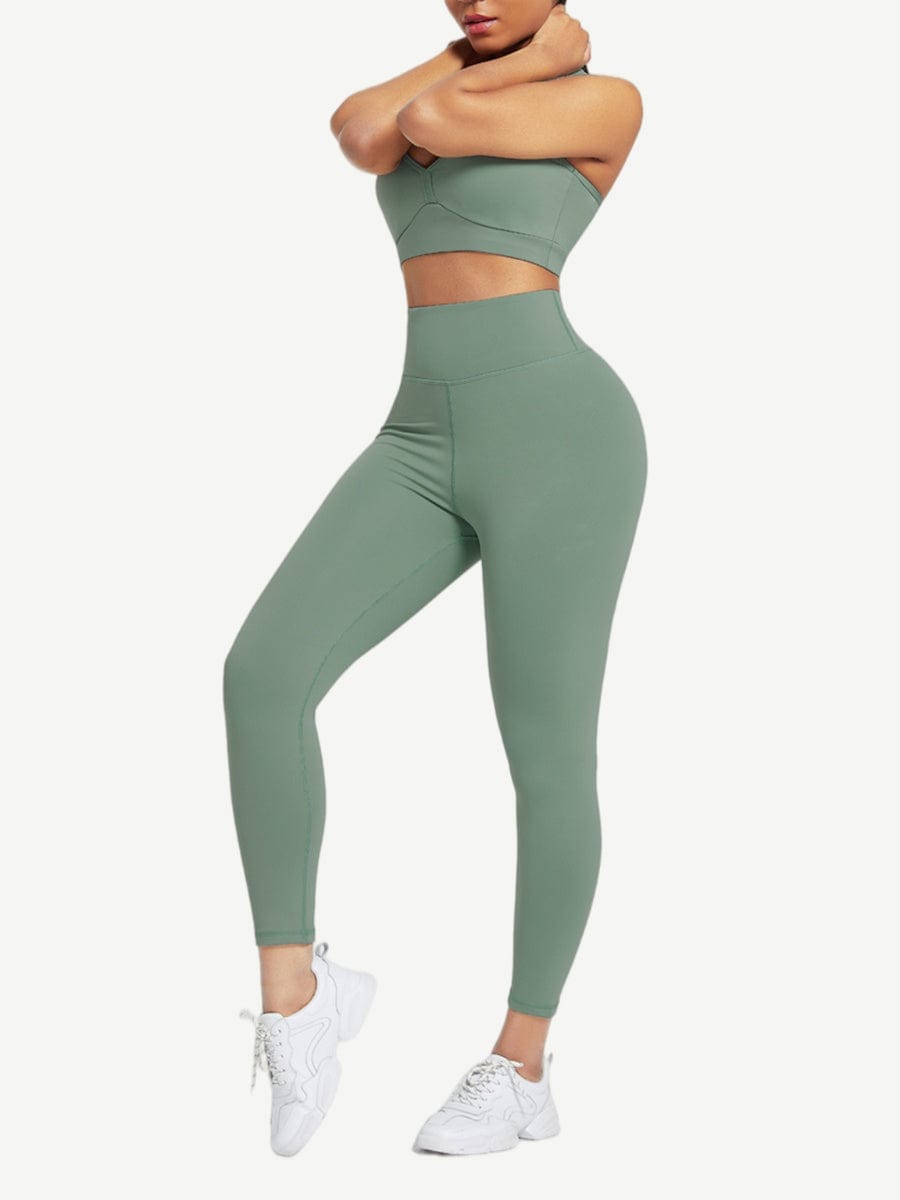 Racerback High Waist Sports Set