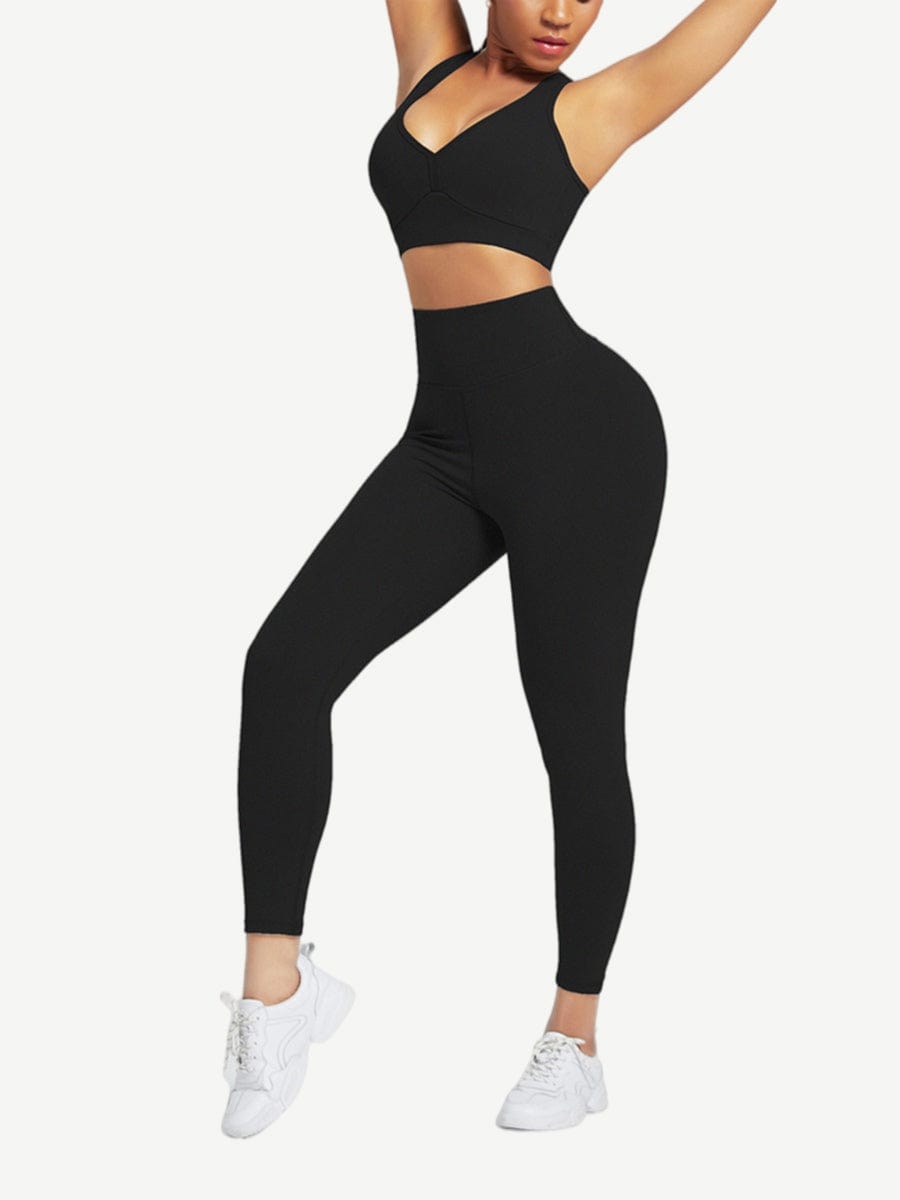 Racerback High Waist Sports Set