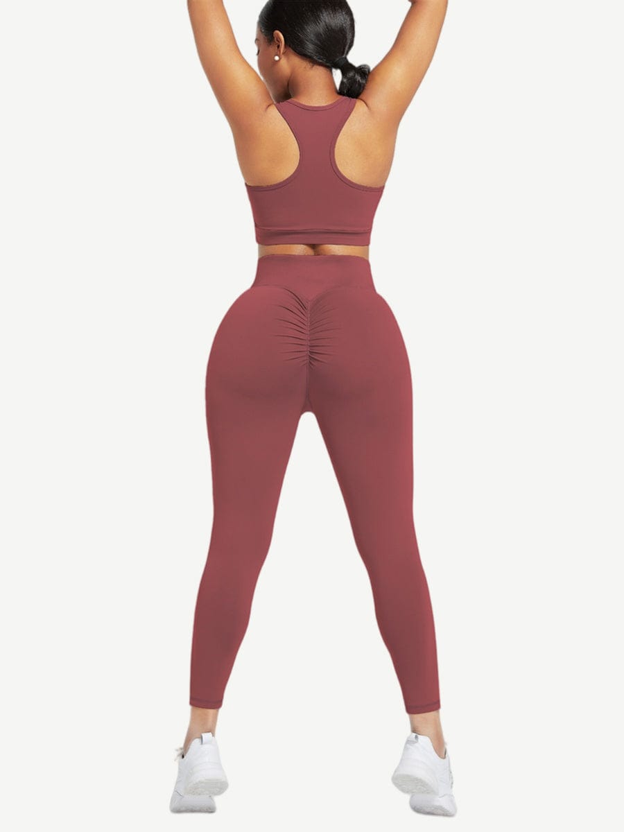 Racerback High Waist Sports Set
