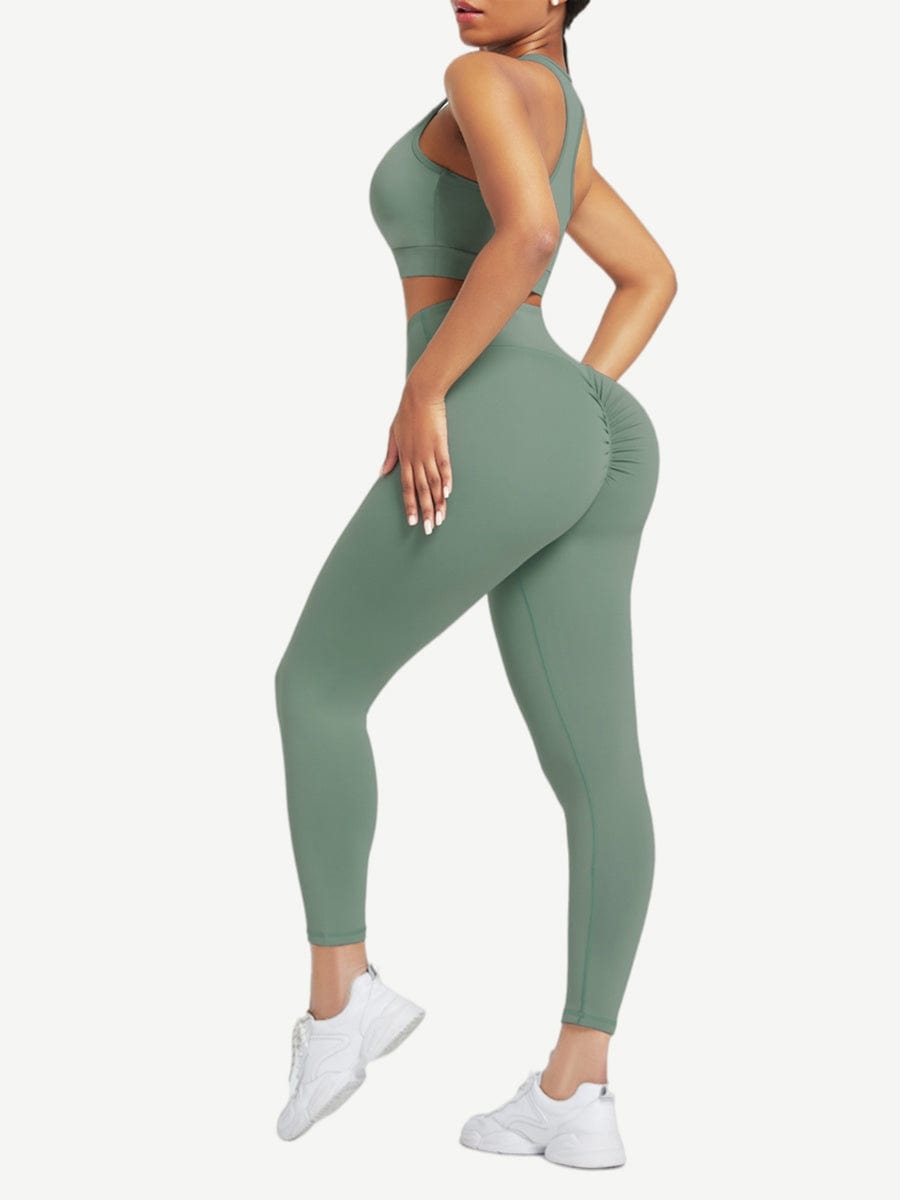 Racerback High Waist Sports Set