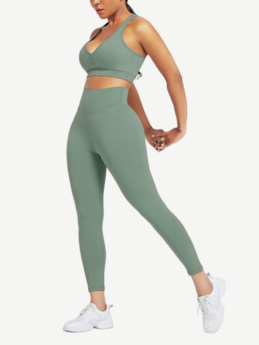 Racerback High Waist Sports Set