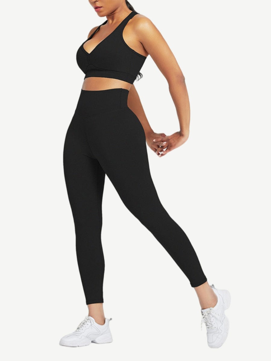 Racerback High Waist Sports Set