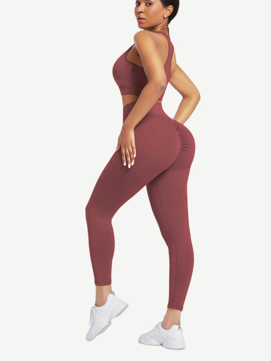 Racerback High Waist Sports Set