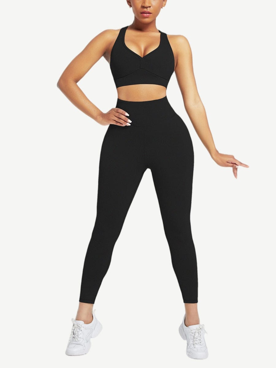 Racerback High Waist Sports Set