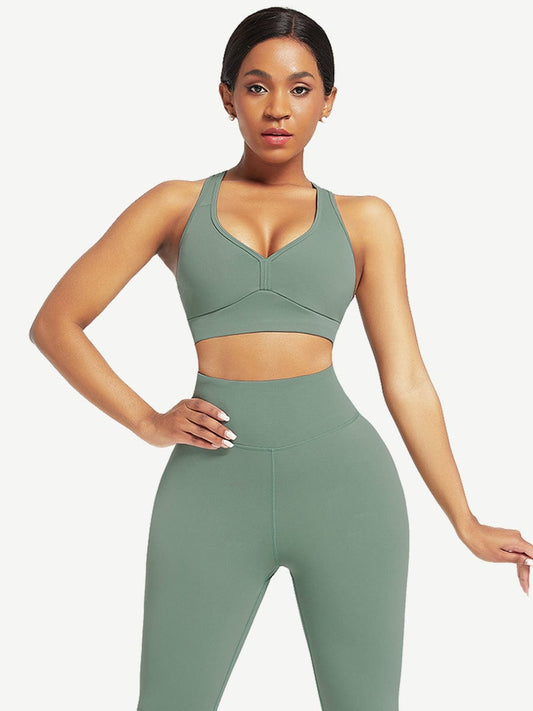 Racerback High Waist Sports Set