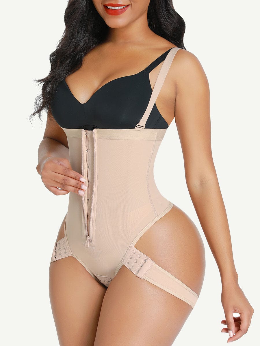 High Waist Butt Lifter Shorts Tummy Control Bodysuit Shapewear