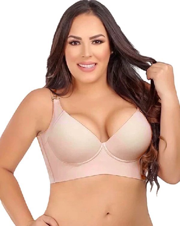 BRA - Full Back Coverage, Supportive, Wireless Push-Up Bra