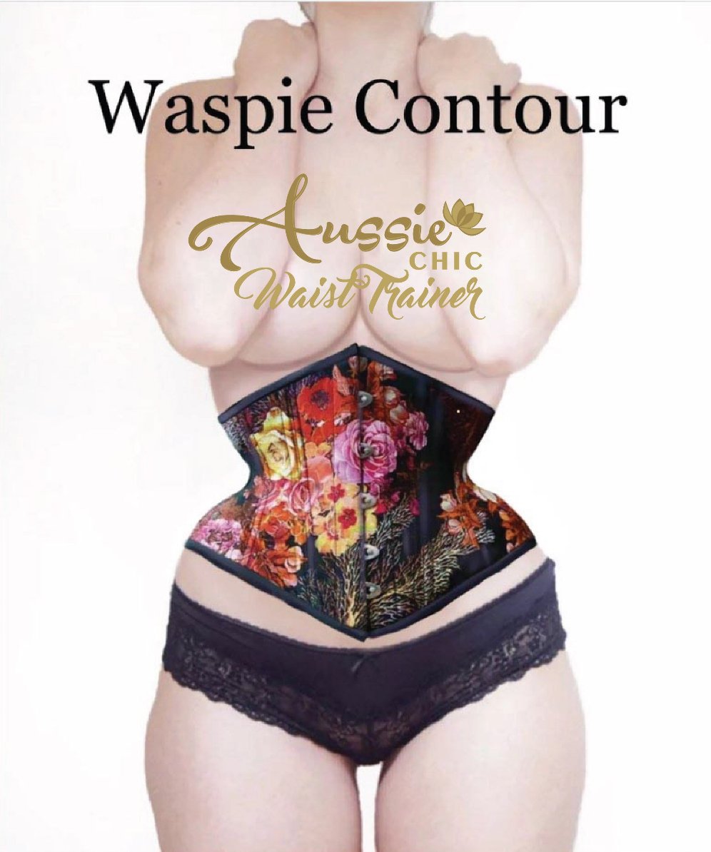WASPIE CONTOUR - ORANGE FLORAL
