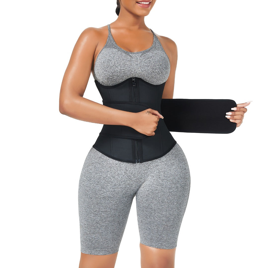 Zip Wrap Compression Waist Trainer
