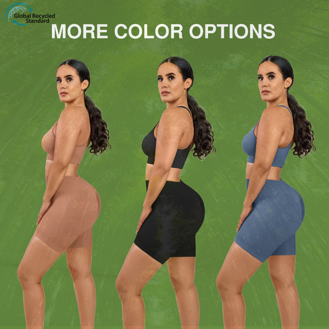 🌿 Eco-friendly V Neck Activewear Set