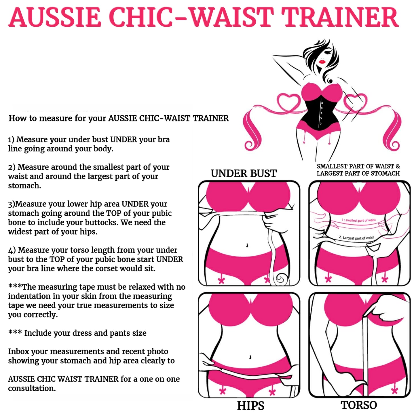HOW TO MEASURE - Waist Trainer