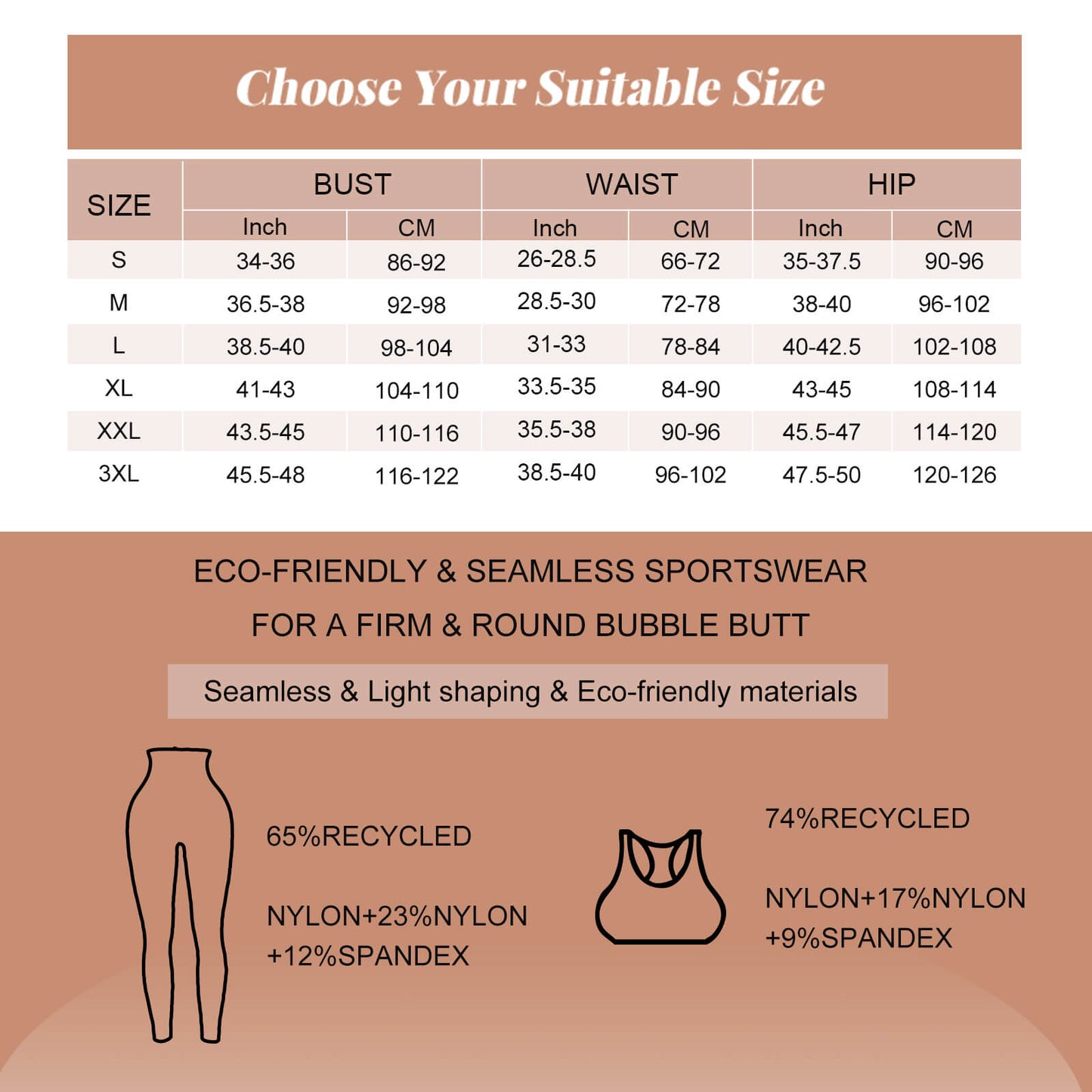 🌿 Eco-friendly Sexy Seamless Activewear Set
