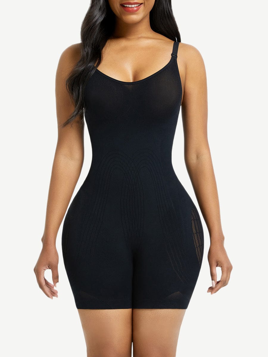 Lycra Shapewear Mid-thigh Bodysuit