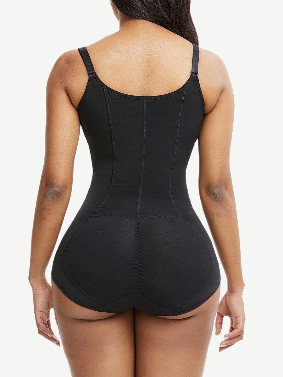 Front Zipper Smooth Hourglass Full Body Shaper