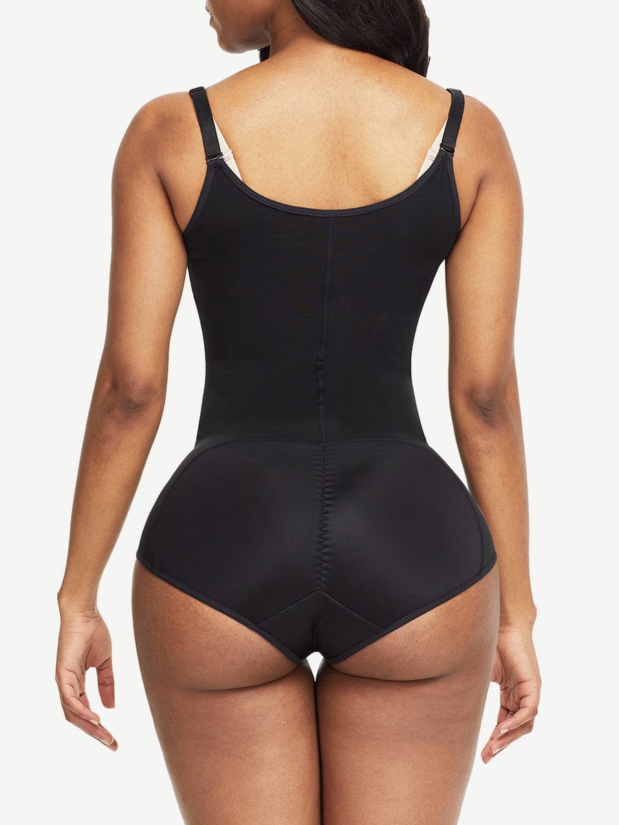 High Waist Butt Lifting Shaper Shorts with Zipper