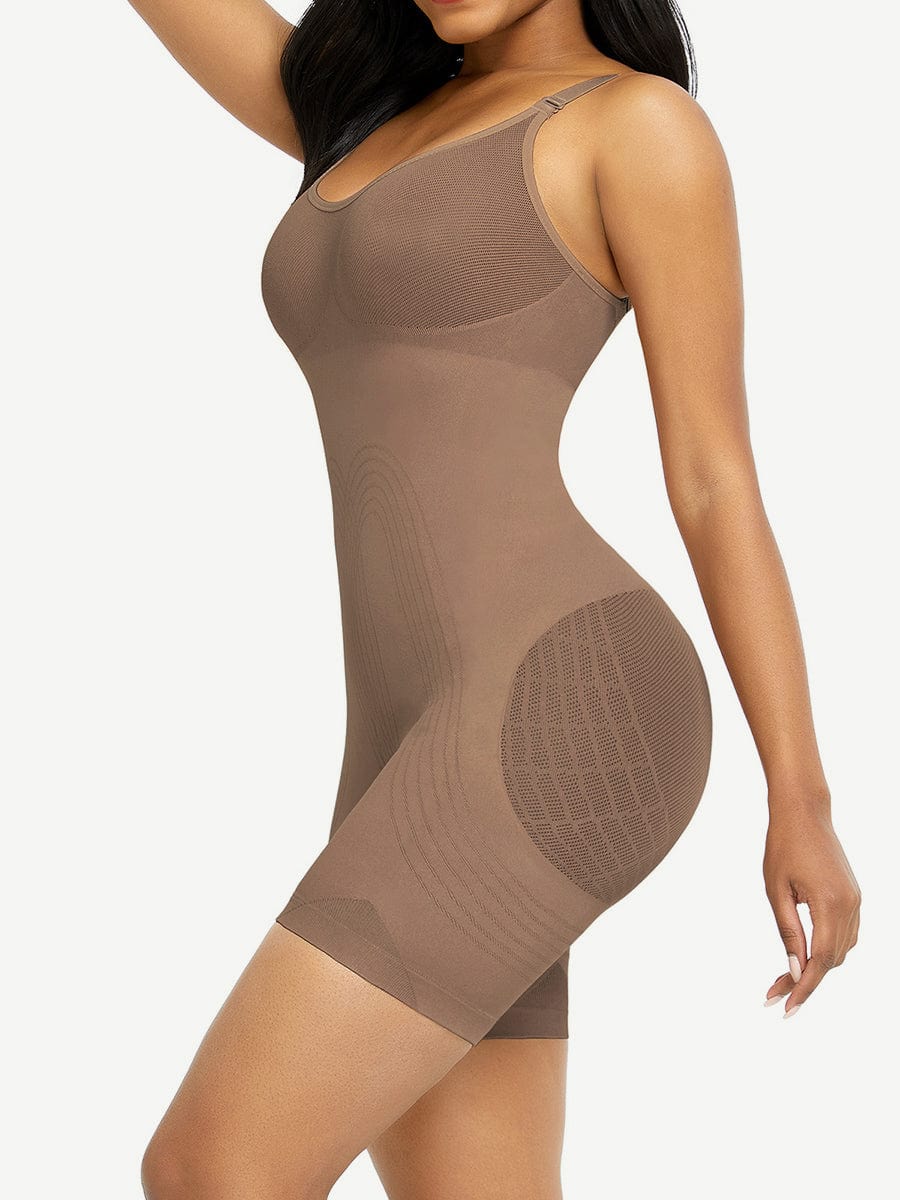 Lycra Shapewear Mid-thigh Bodysuit
