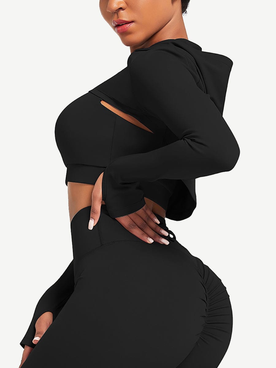 Supreme Fit 3-piece crisscross Yoga Workout Activewear Set for Women