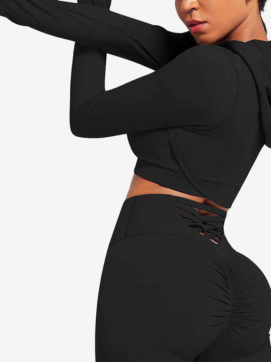 Supreme Fit 3-piece crisscross Yoga Workout Activewear Set for Women