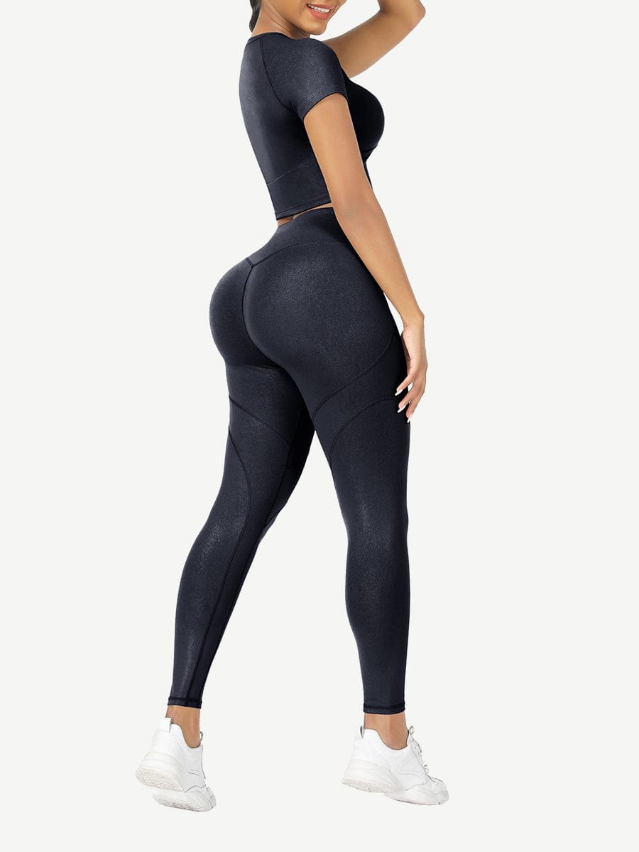 Short Sleeves High Waist Activewear
