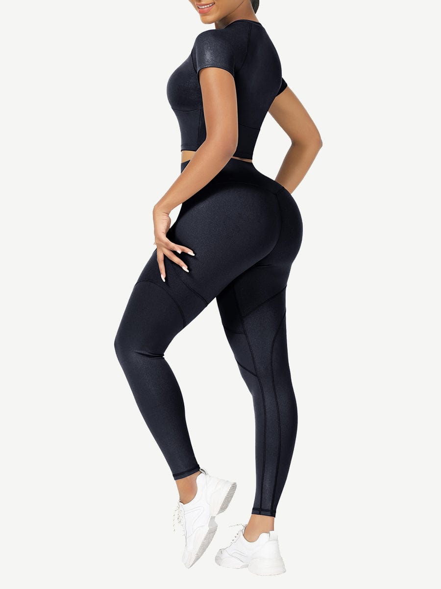 Short Sleeves High Waist Activewear