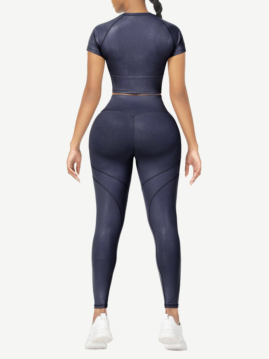 Short Sleeves High Waist Activewear