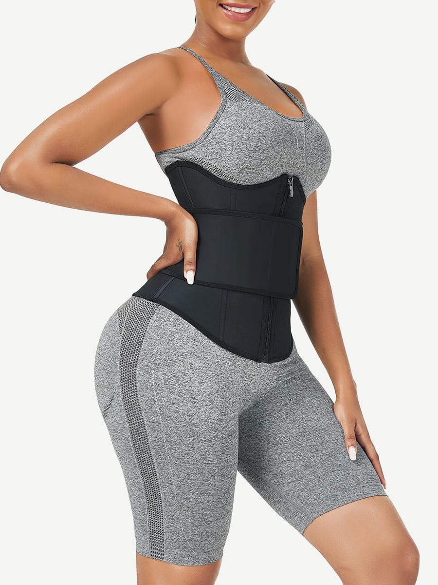 Zip Wrap Compression Waist Trainer