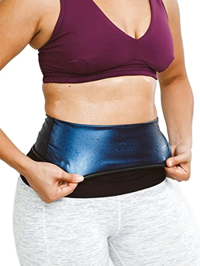 Sweat Waist Trimmer Fat Burning Shaper sweat Belt - size  S-6XL