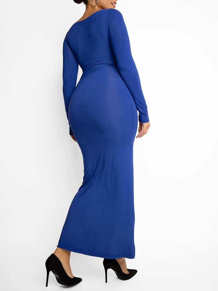 Built-In 360° Slim Fit Shaping Maxi Dress