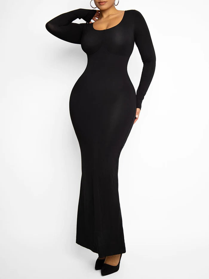 Built-In 360° Slim Fit Shaping Maxi Dress