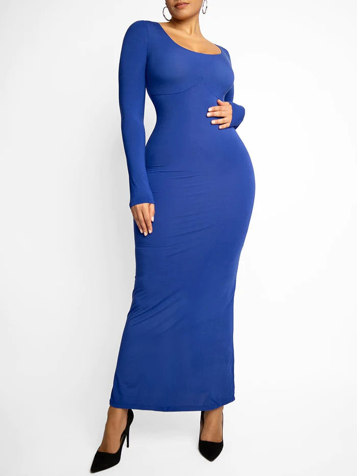 Built-In 360° Slim Fit Shaping Maxi Dress