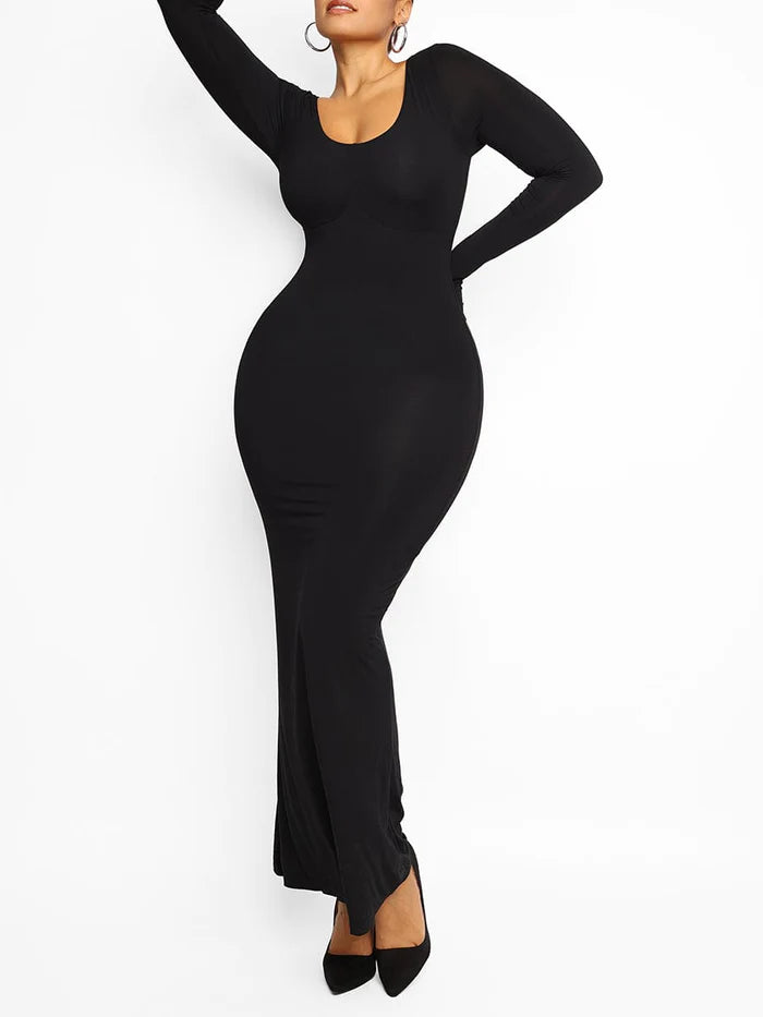 Built-In 360° Slim Fit Shaping Maxi Dress