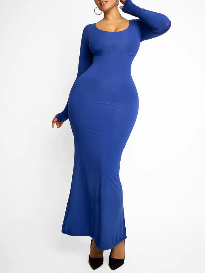 Built-In 360° Slim Fit Shaping Maxi Dress