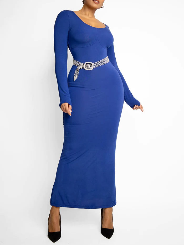 Built-In 360° Slim Fit Shaping Maxi Dress