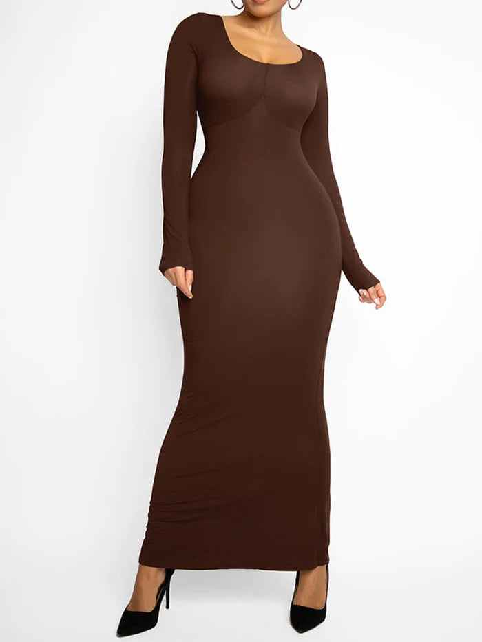 Built-In 360° Slim Fit Shaping Maxi Dress