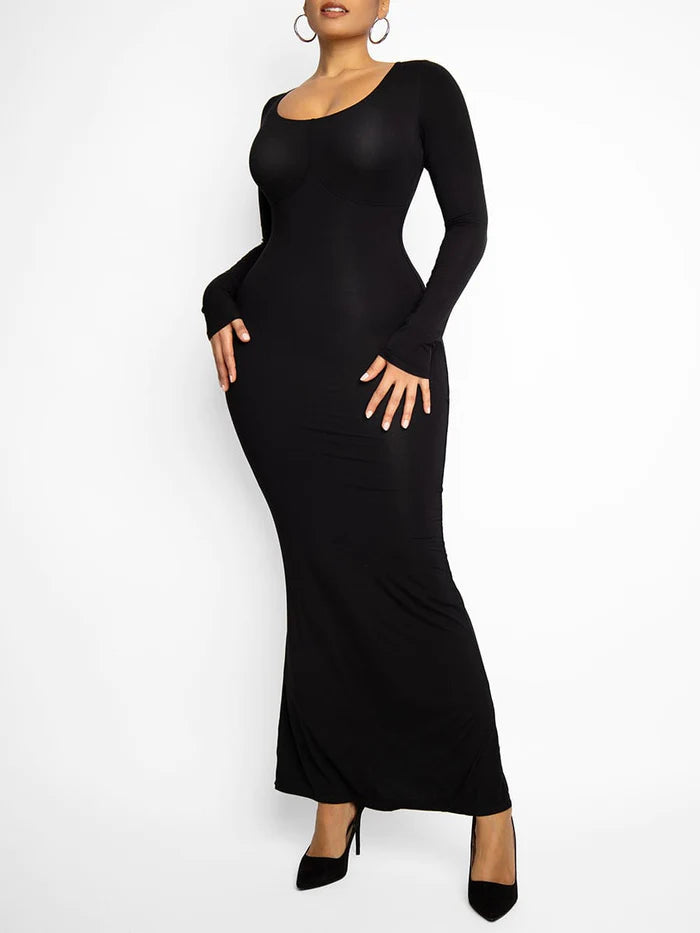 Built-In 360° Slim Fit Shaping Maxi Dress