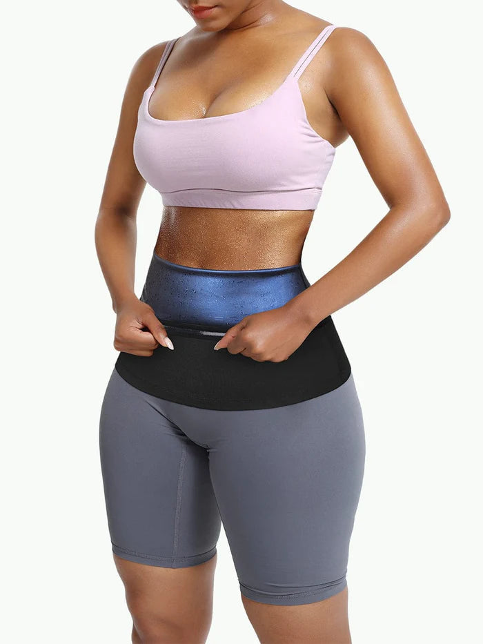 Sweat Waist Trimmer Fat Burning Shaper sweat Belt - size  S-6XL